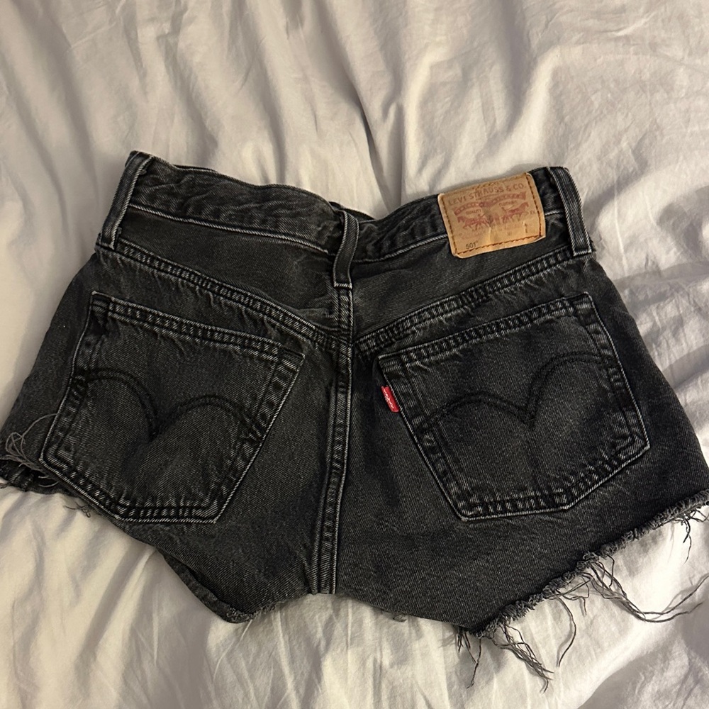 Levi's Black Jean Shorts